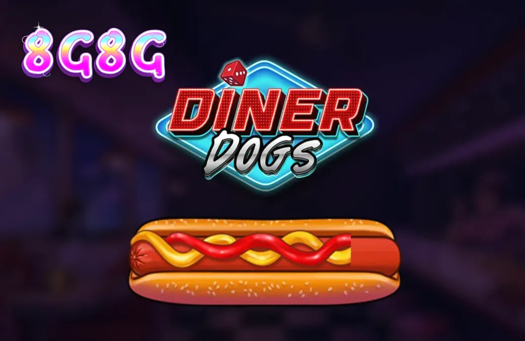 Tampilan visual slot Diner Dogs dengan nuansa noir restoran retro